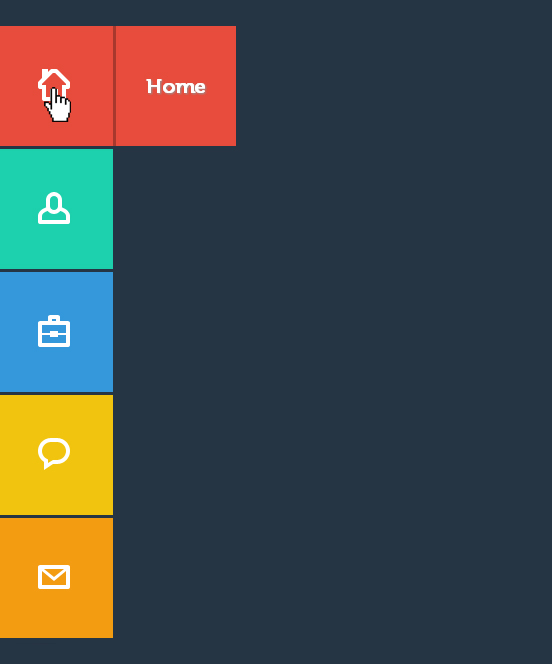 How to Create a CSS3 PopOut Menu Fribly
