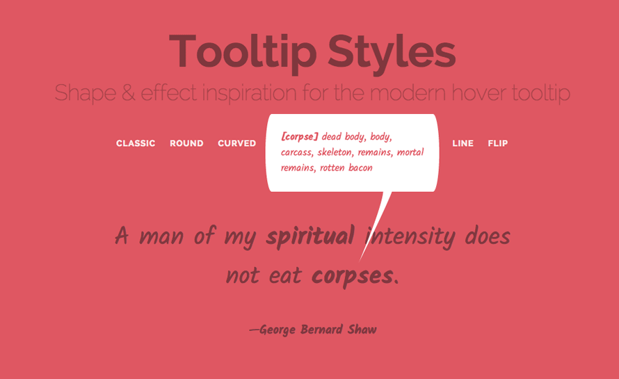 Tooltip Styles Inspiration - - Fribly