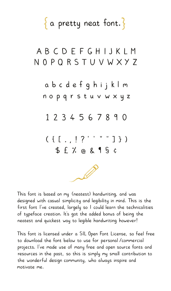 pretty neat free font fribly
