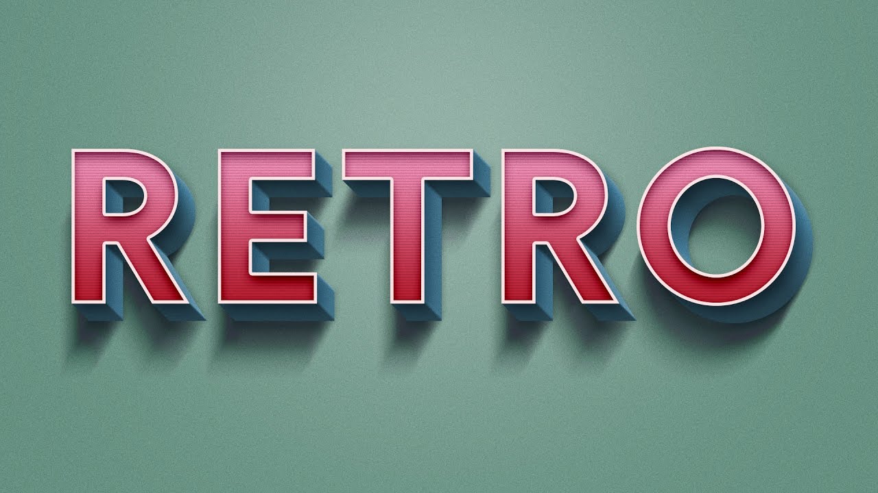 How to Create Retro Text Effect in Adobe Tutorials Fribly How to Create Retro Text Effect in Adobe Tutorials Fribly