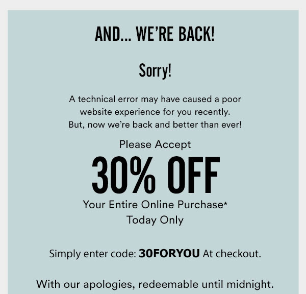 Oops! Please accept our apologies Frictionless Commerce