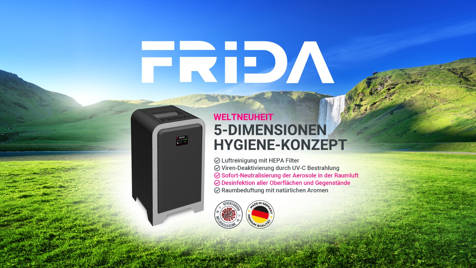 Über FRIDA FRIsche Desinfizierte Atemluft