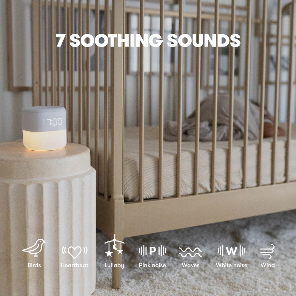 3-in-1 Sound Machine + When-To-Wake™ Clock + Nightlight – Frida | The