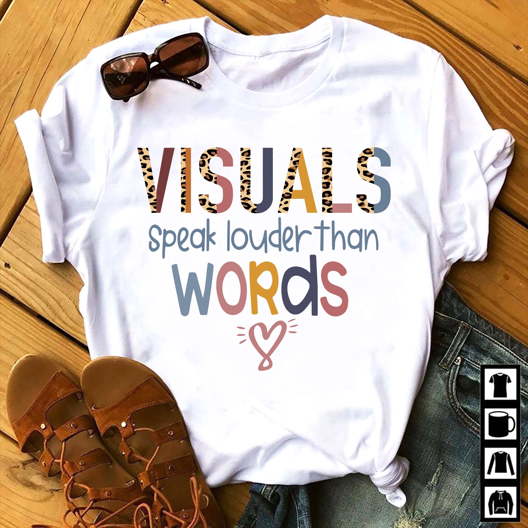 Visuals speak louder than words Shirt, Hoodie, Sweatshirt FridayStuff