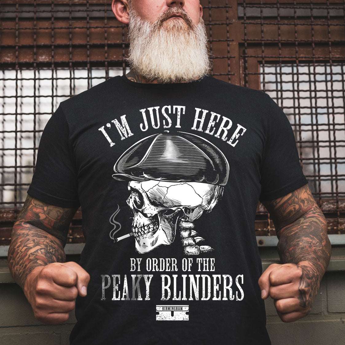 Blind Old Skull I'm Just here by order of the peaky blinders Shirt