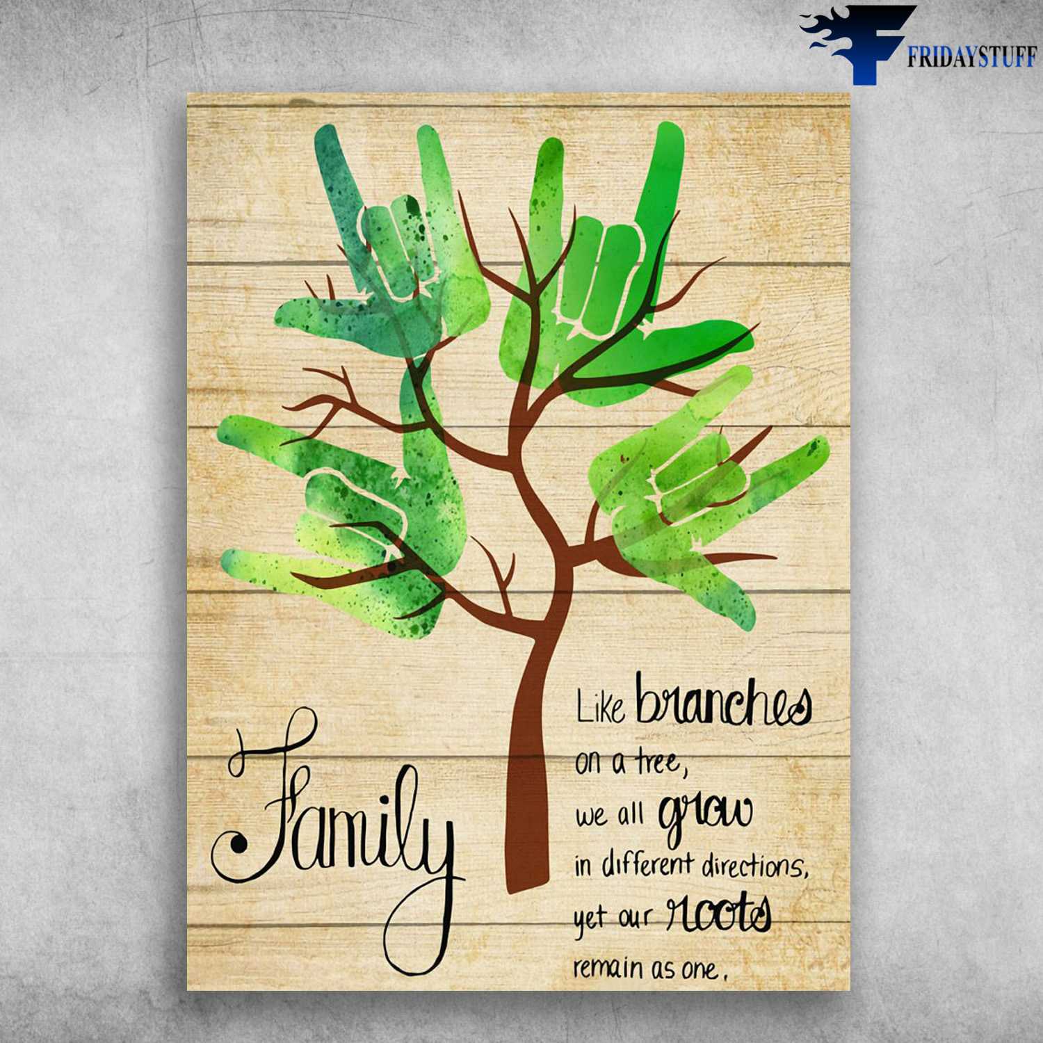 Sign Language, Family Tree, Like Branches On A Tree, We All Grow In