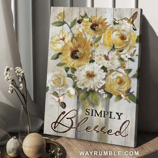 Simply blessed flowers birds FridayStuff