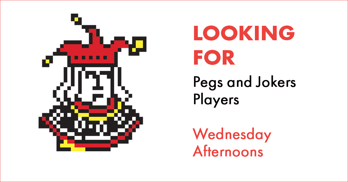 Pegs and Jokers Wednesdays FRIEDA