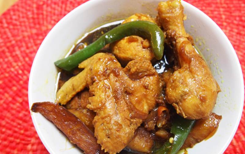 Easy Ayam Masak Kicap FriedChillies