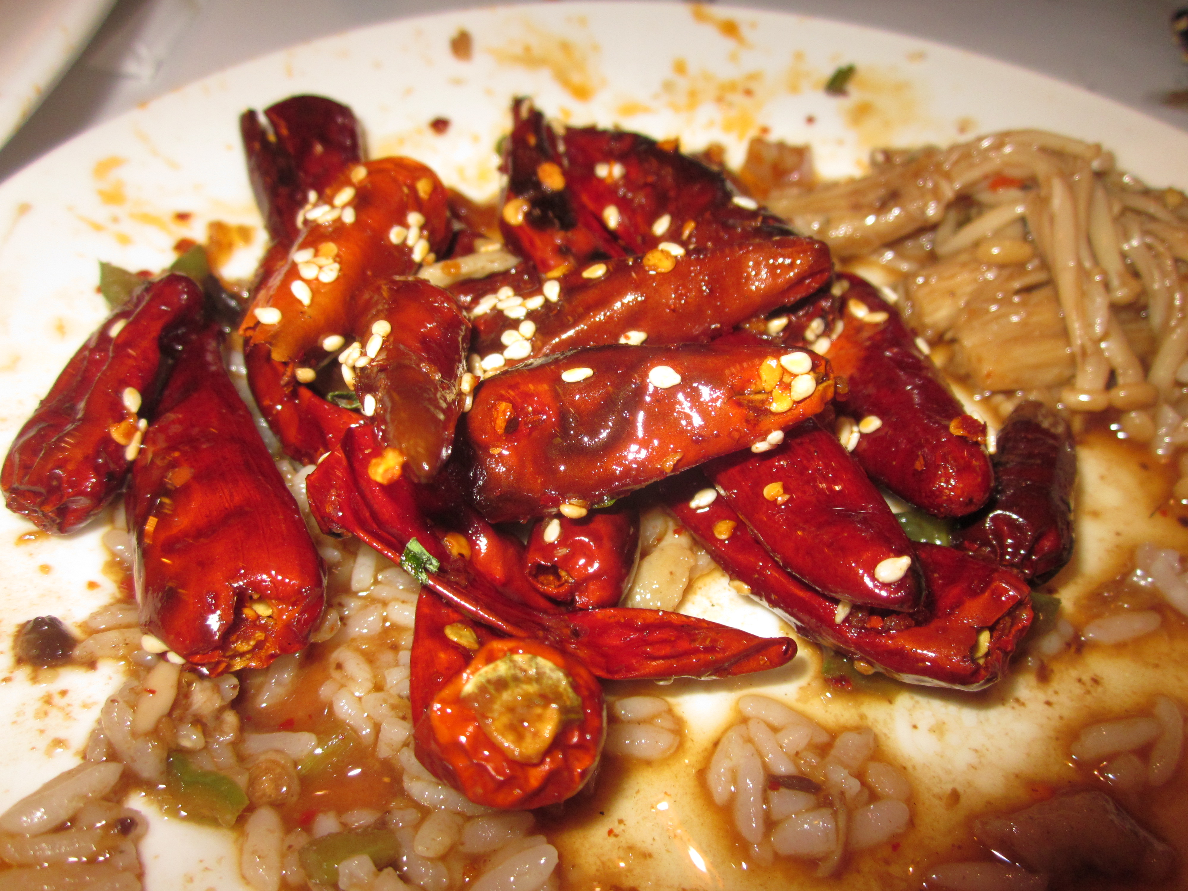 The French Szechuan Connection Fried Neck Bones...and some home fries