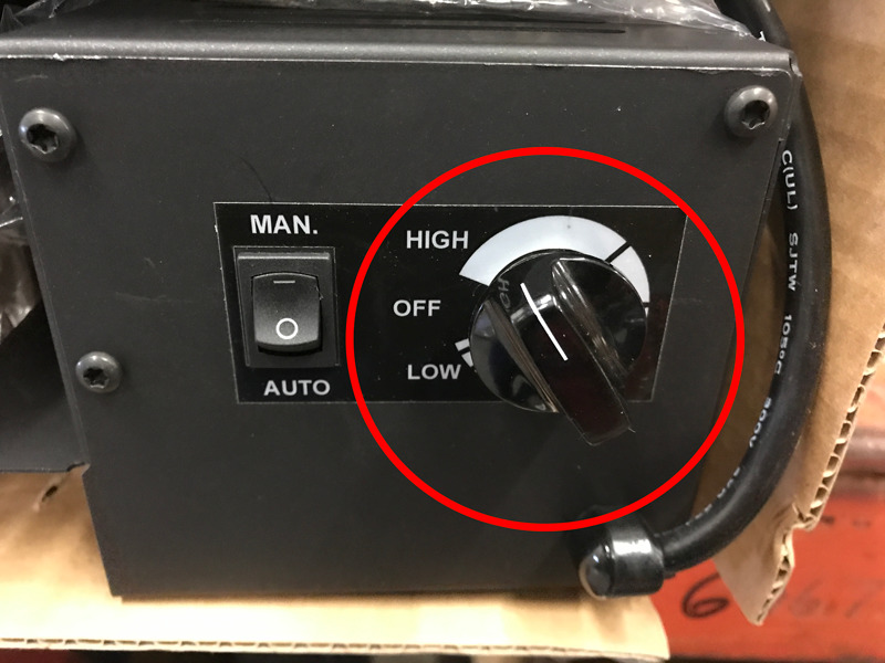 Pacific Energy Blower Speed Control Knob Only (WODC.BLOW / 80000909