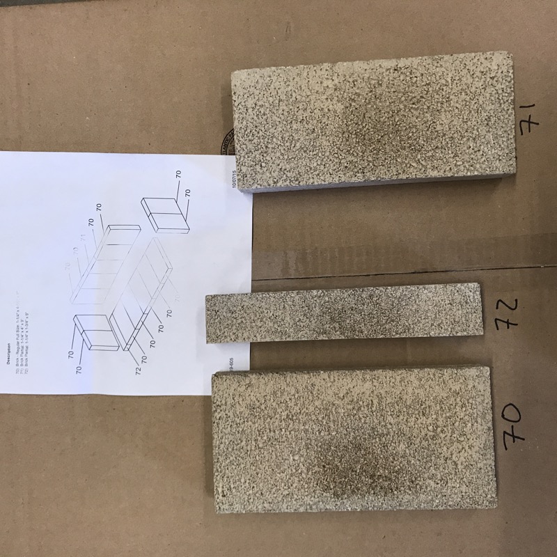 Regency Large Wood Insert Brick Kit I3000L/I3100L (163960) Friendly