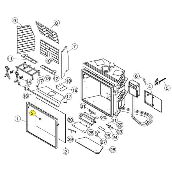 Town & Country Retainer Clips (80001651/9050.001) Friendly Fires