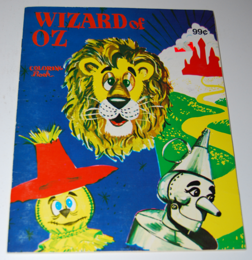 wizard of oz coloring books lost & found vintage toys
