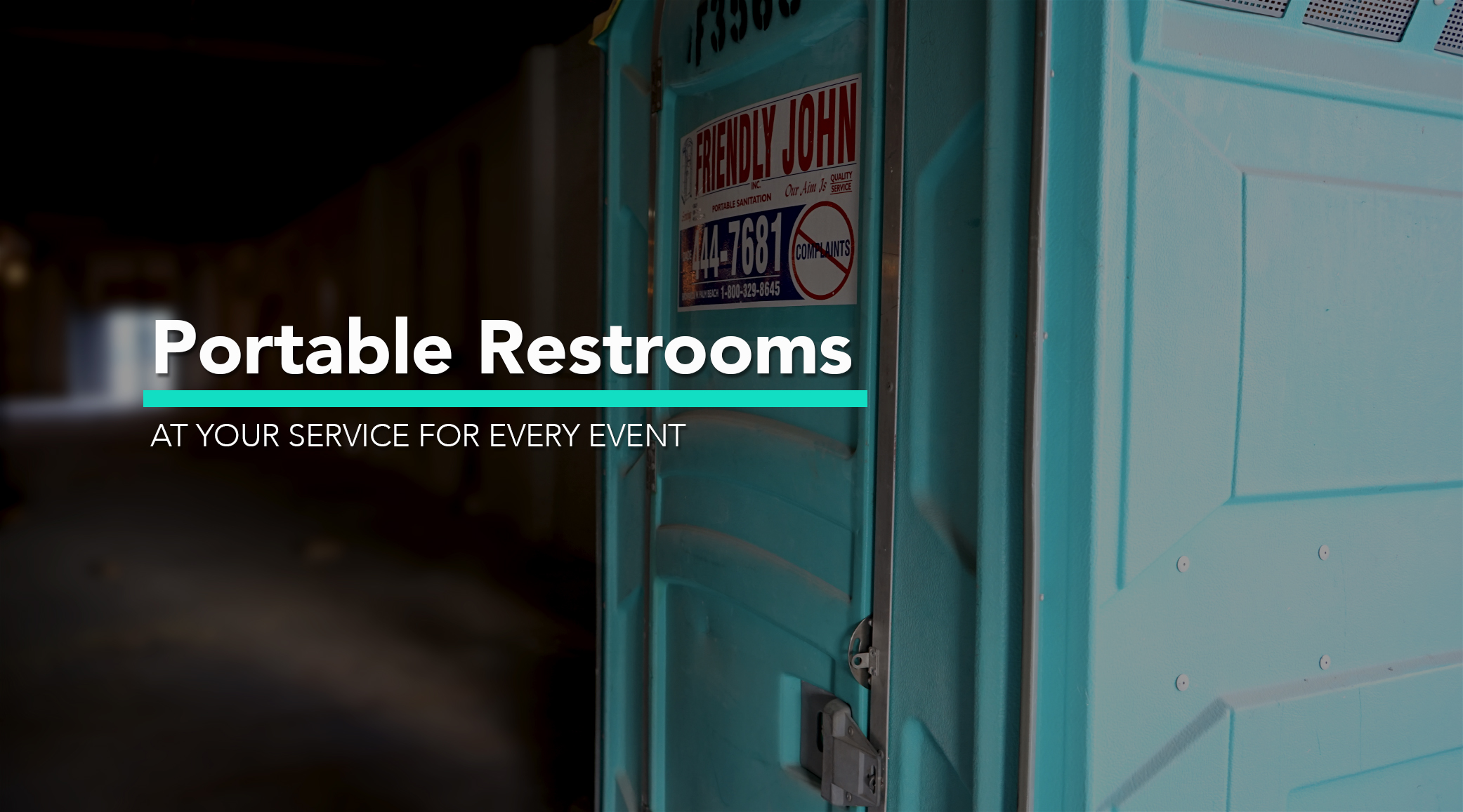 Friendly John Portable Toilet Rental Miami