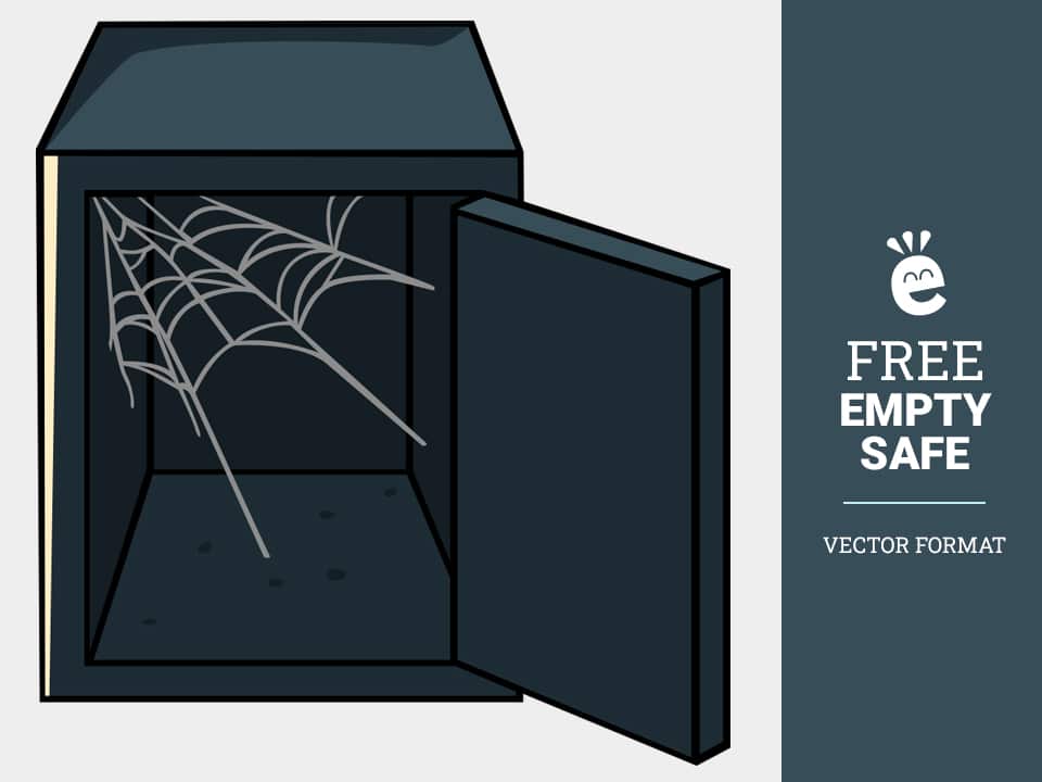 [Free Graphic] Empty Safe Vault With Cobweb FriendlyStock