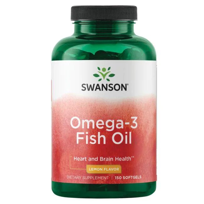 Swanson PremiumLemonflavored fish oil with Omega3 Friend of the Sea