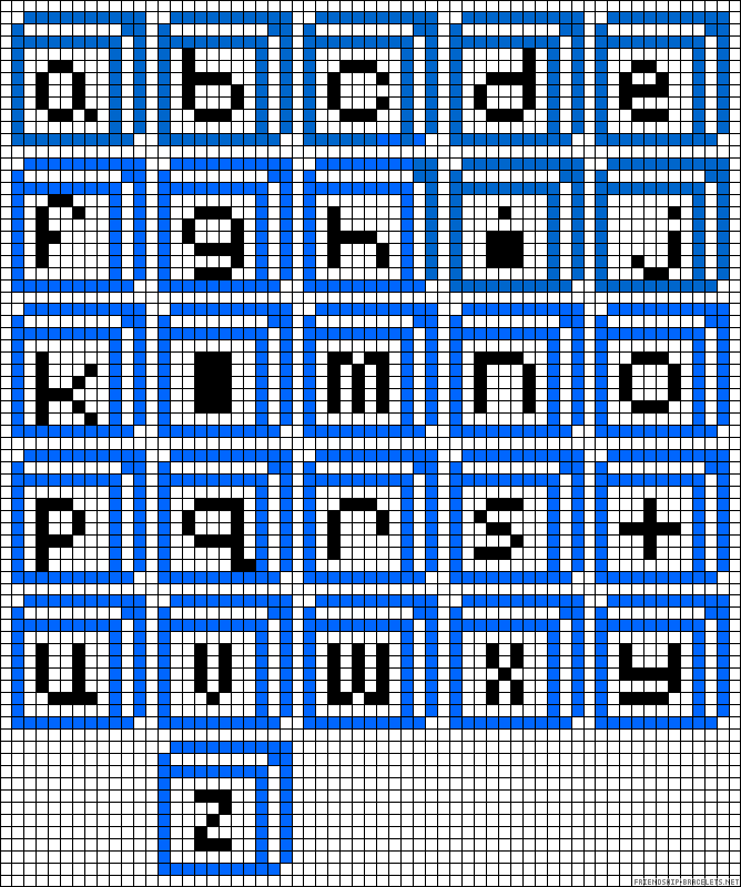 Alpha Pattern A32790 - friendship-bracelets.net