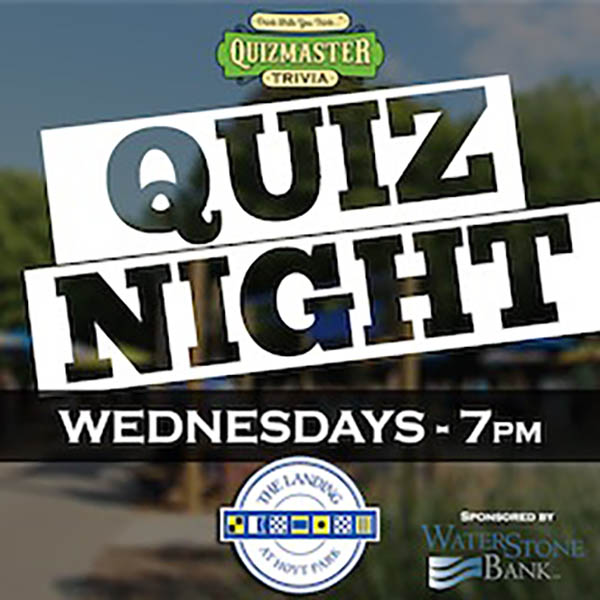Quizmaster Trivia, sponsored by WaterStone Bank Friends of Hoyt Park