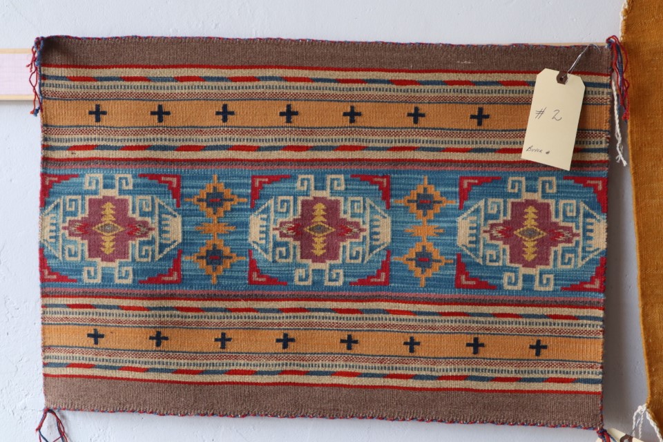 Chief Blanket Variant by Gloria Begay, Item 2, Auction 35, April 9 2023