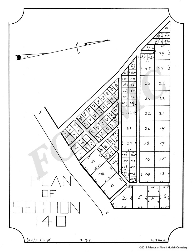 Maps Friends of Mount Moriah Cemetery