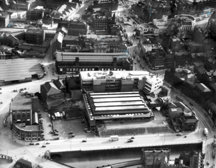 Castle Hill Market in 1937 Friends Of Sheffield Castle
