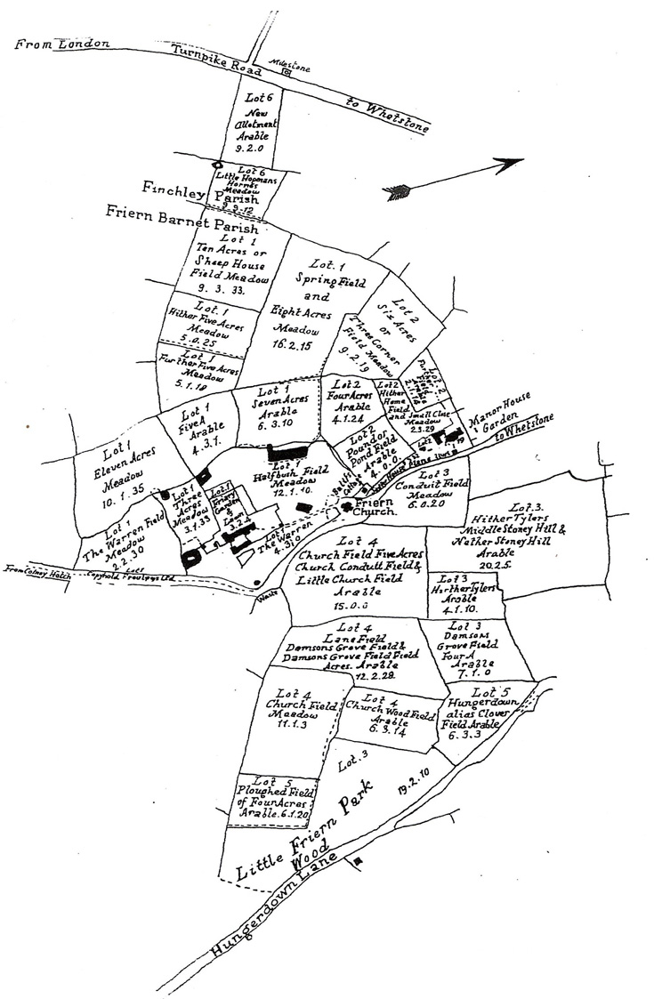 Friern Photo Archive Tithe map