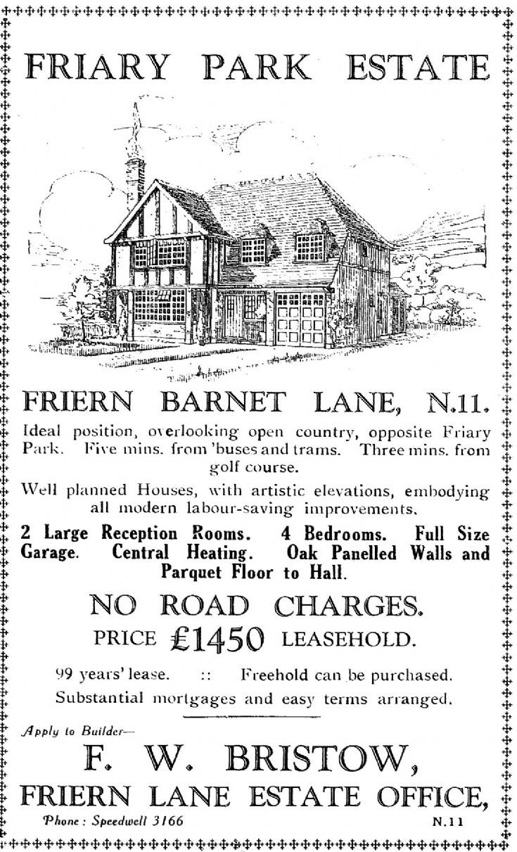 Friern Photo Archive Friary Park Estate