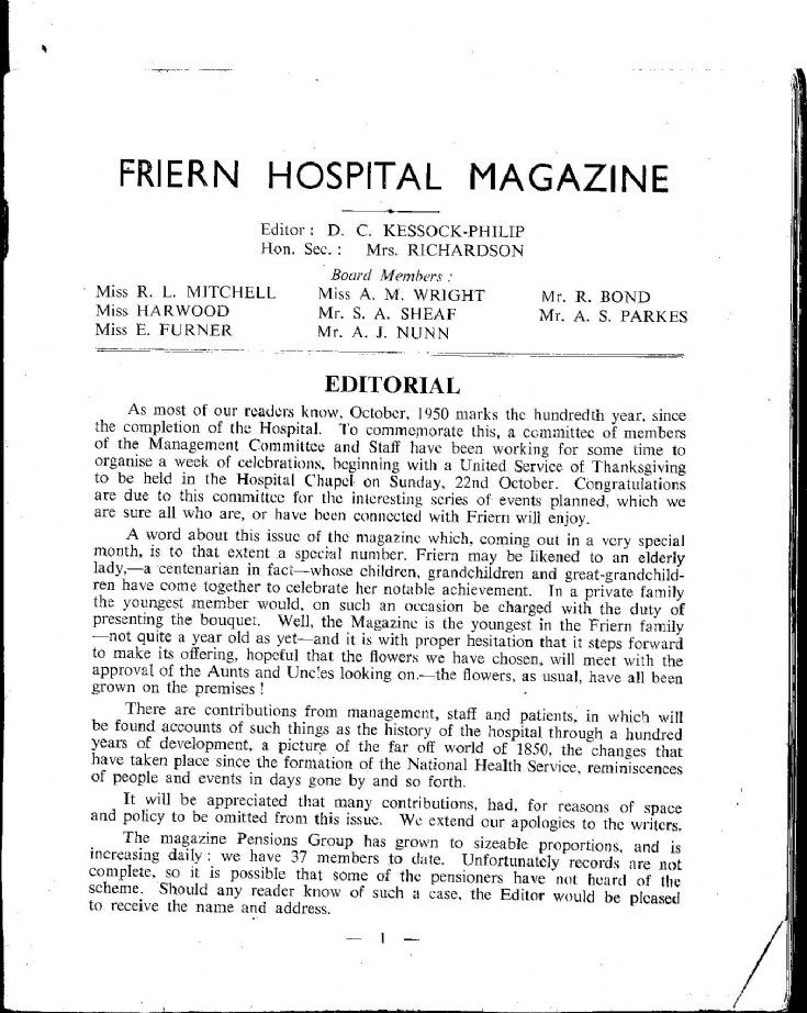 Friern and Finchley Photo Archive Friern Hospital Centenary