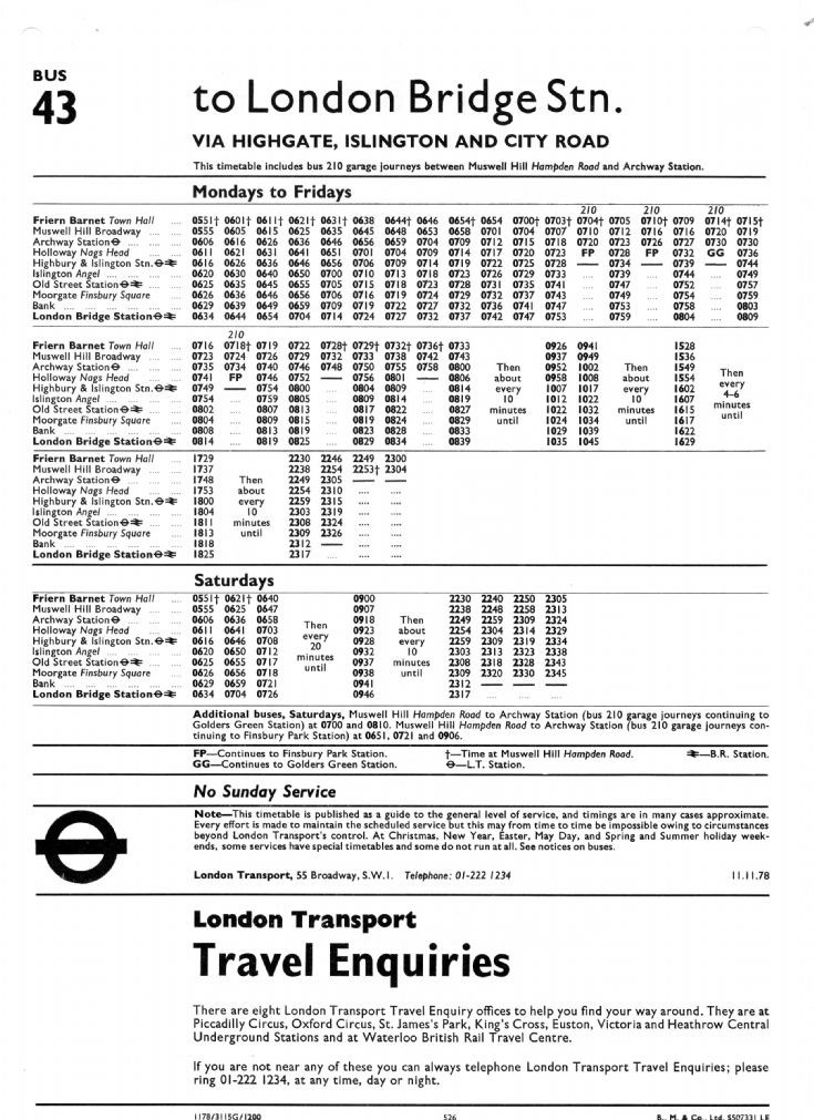 Friern Photo Archive Buses