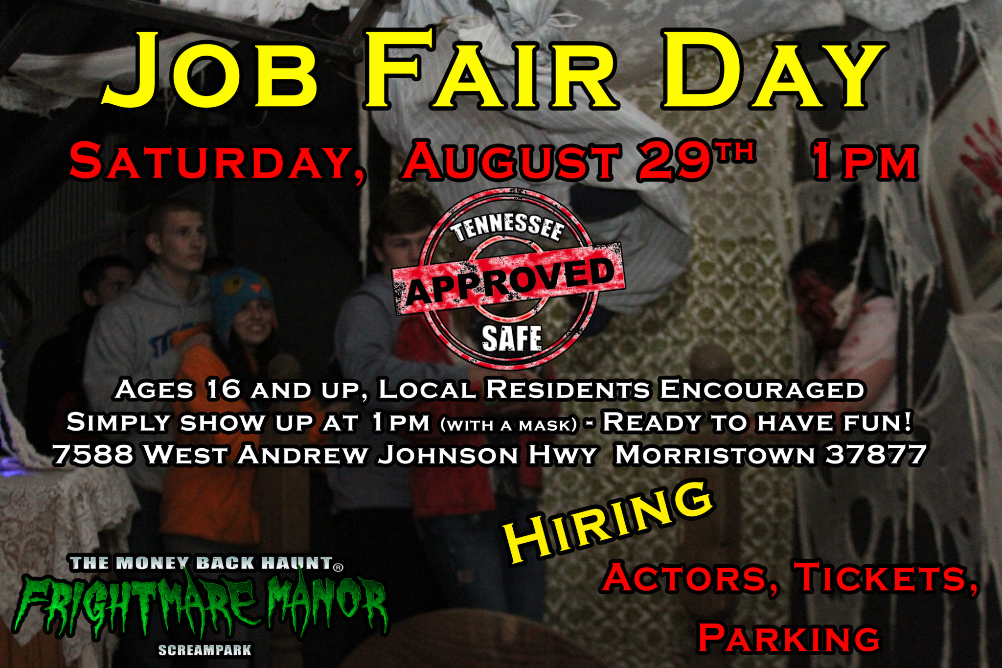 FRIGHTMARE MANOR Best Haunted Houses Knoxville Morristown