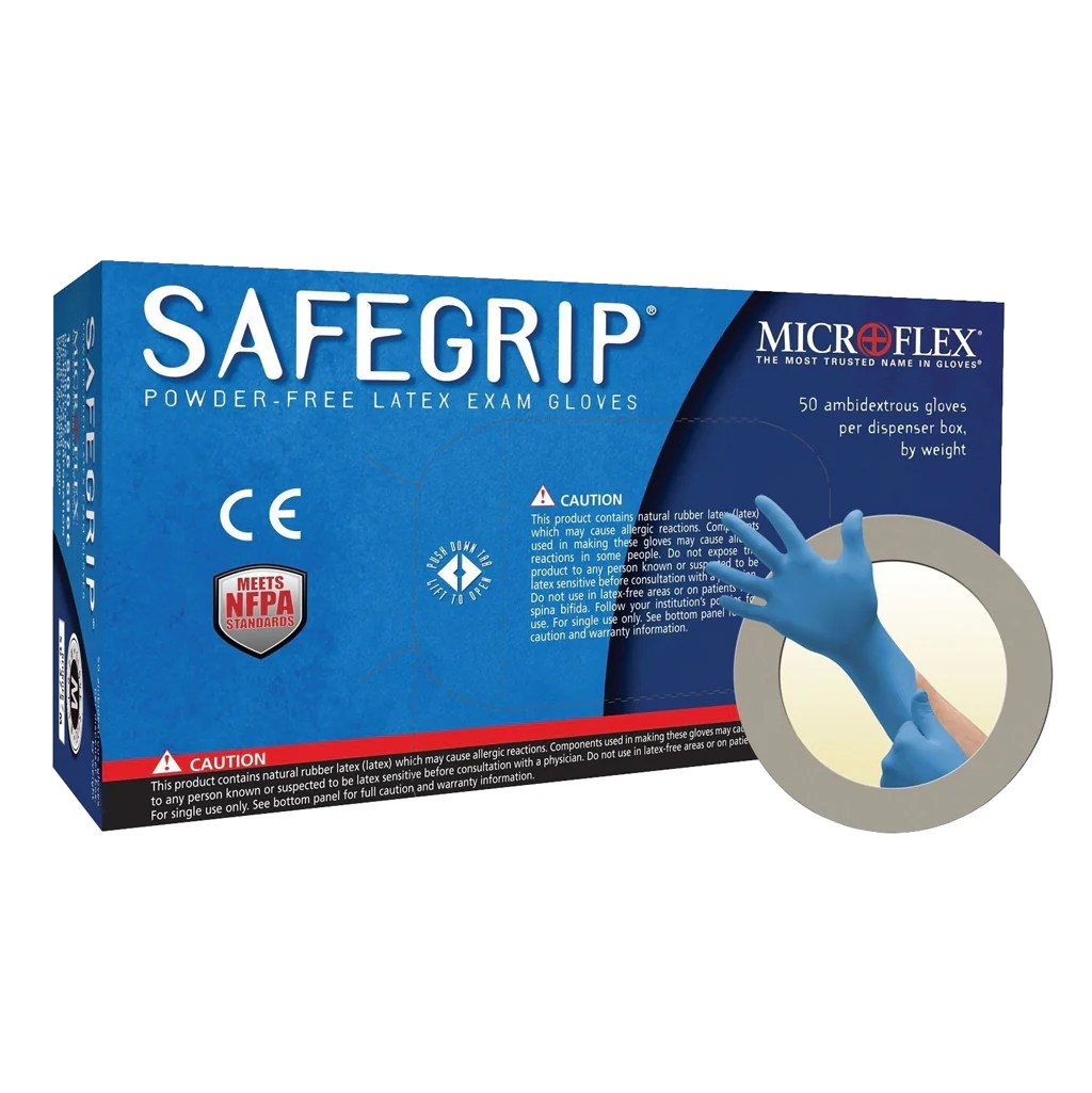 GLOVES, MICROFLEX SAFE GRIP Frigid Fluid