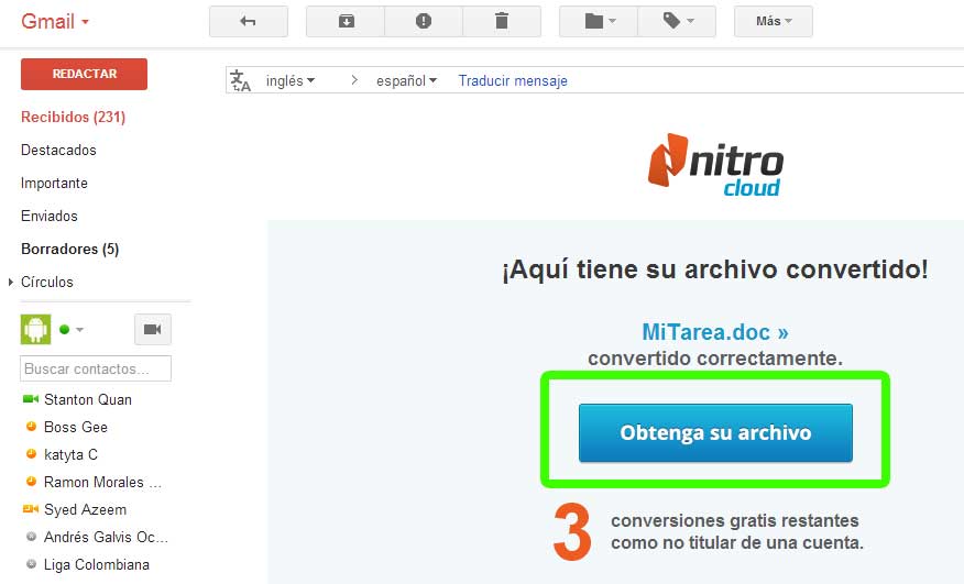 ¿Cómo Convertir un PDF a Word Online y sin Descargar