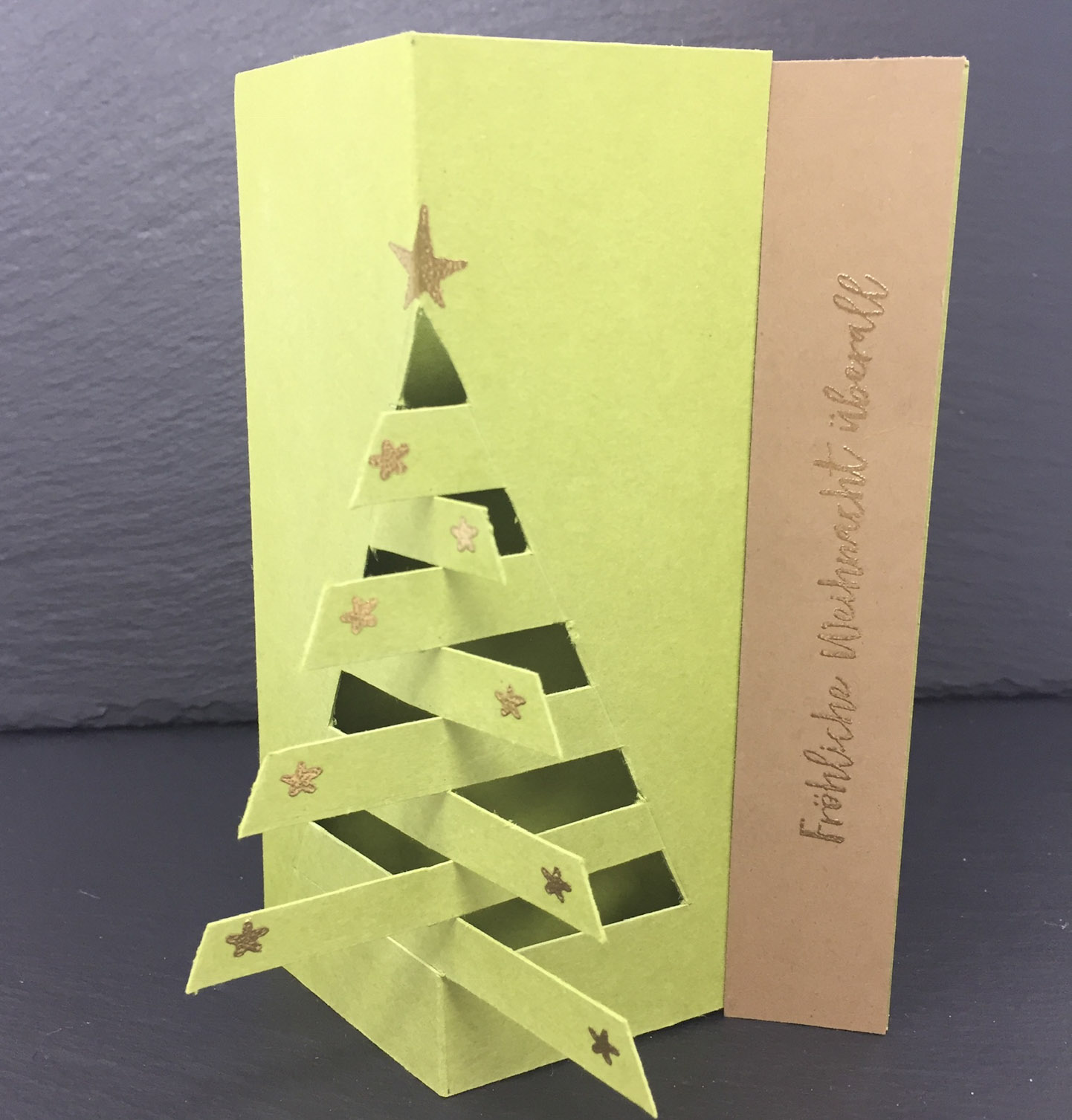 Tannenbaum Karte Tannenbaum Karte zum Aufstellen