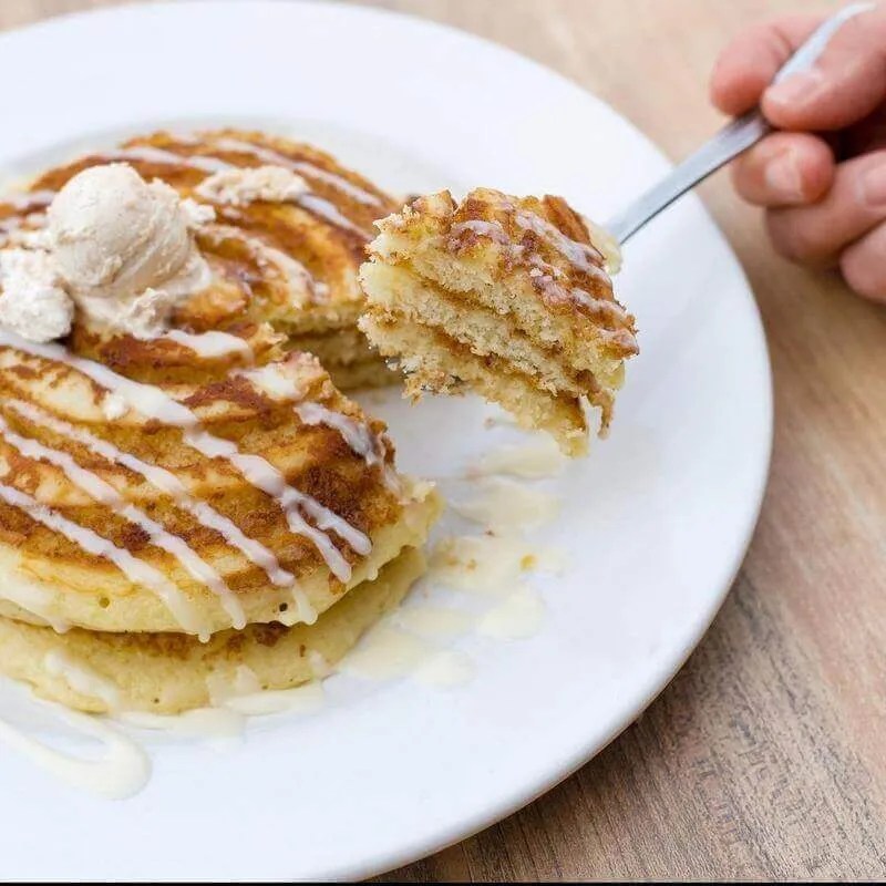 Cinnamon Roll Pancake Frisco Restaurant