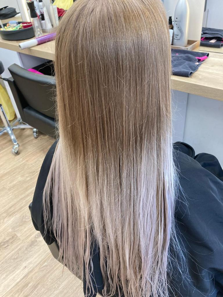 Vorher / Nachher Balayage Friseur & Kosmetik eG "Charmant"