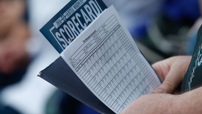 What Is The Basic Format Of Keeping Score In Baseball