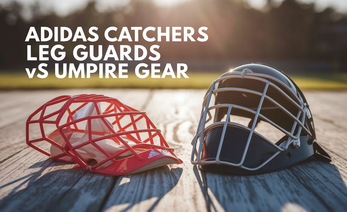 Adidas Catchers Leg Guards vs Umpire Gear
