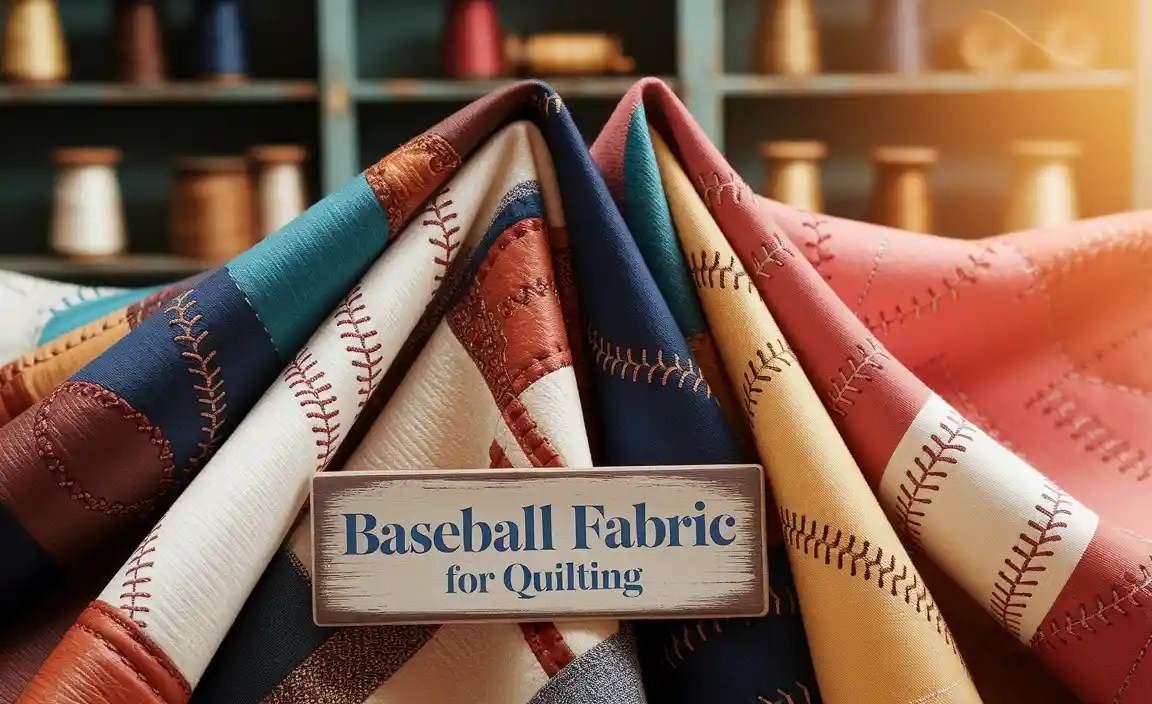 Baseball Fabric For Quilting