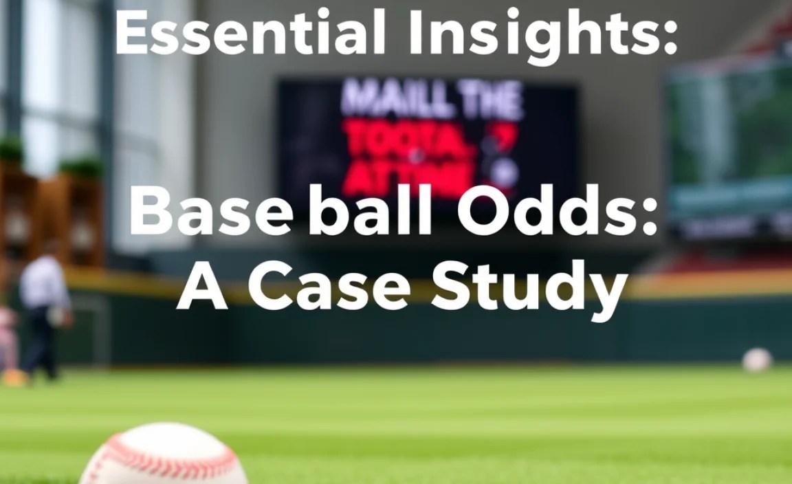 Baseball Odds in Action: A Case Study
