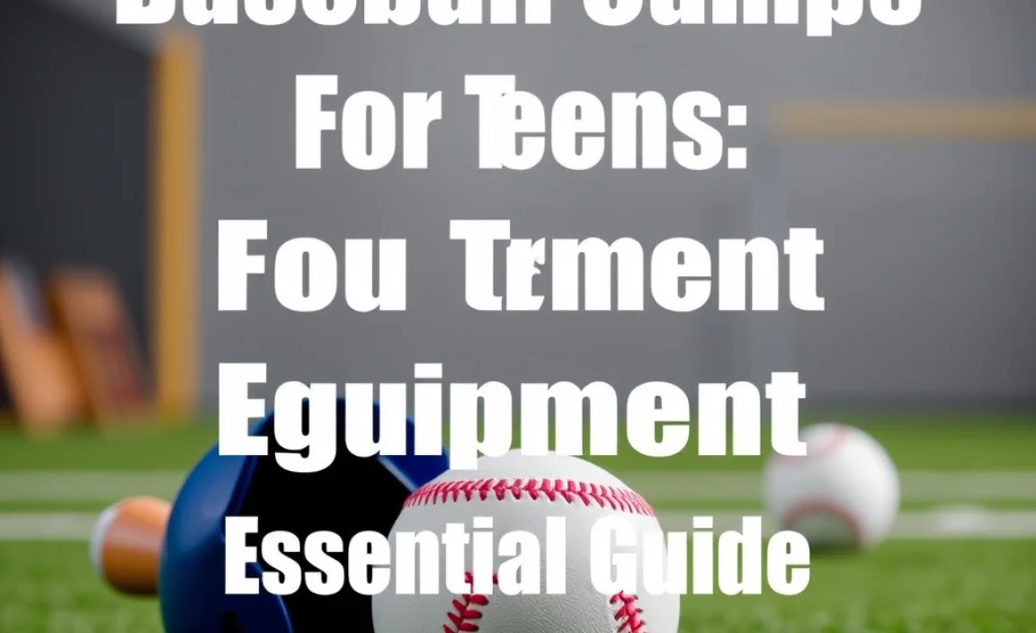 Essential Baseball Equipment for Camp