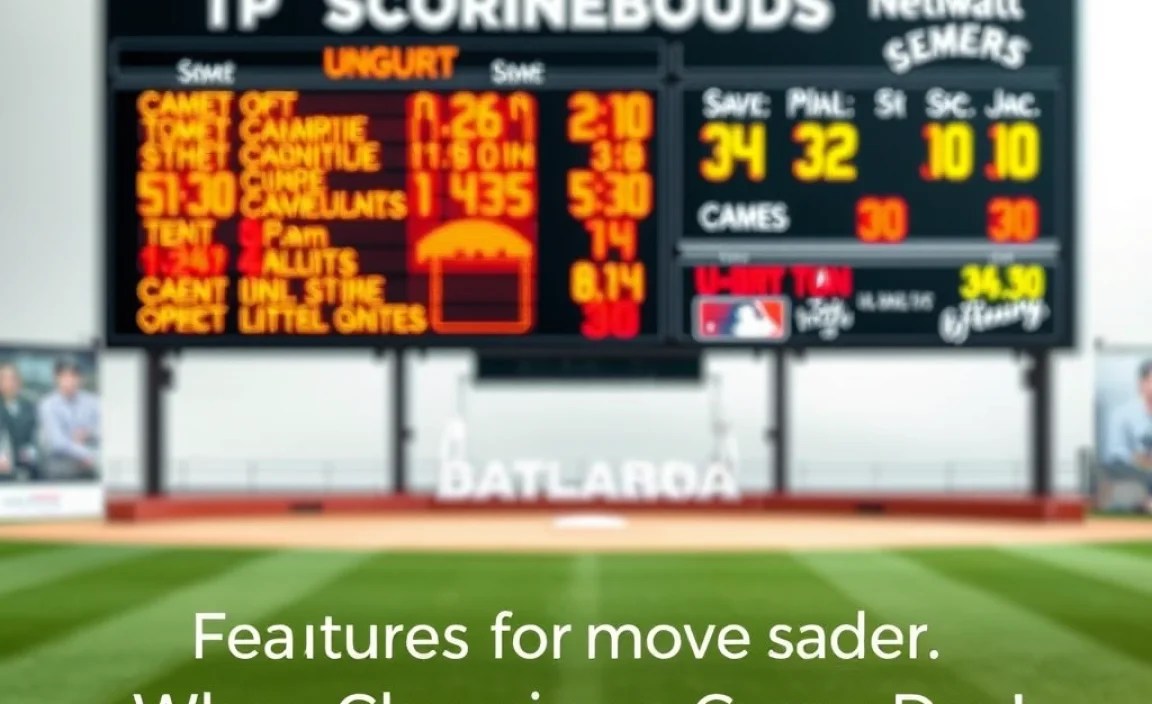 Features to Consider When Choosing a Scoreboard