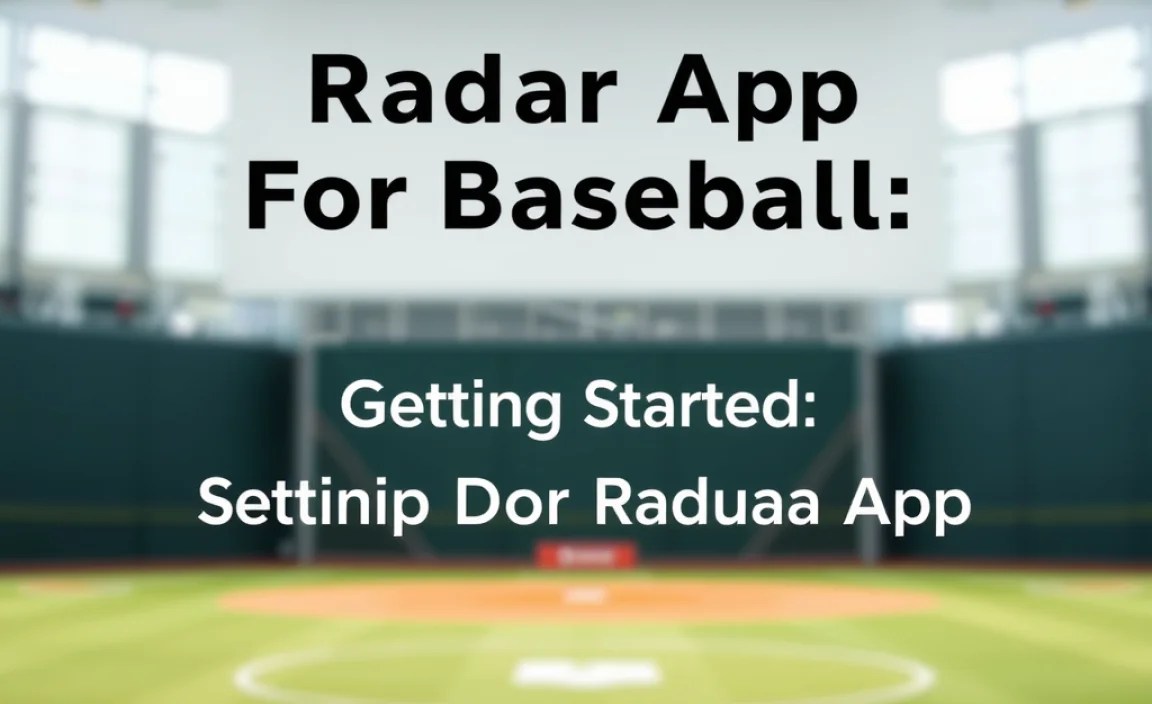 Getting Started: Setting Up Your Radar App