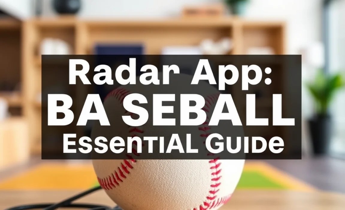 Radar App For Baseball: Essential Guide