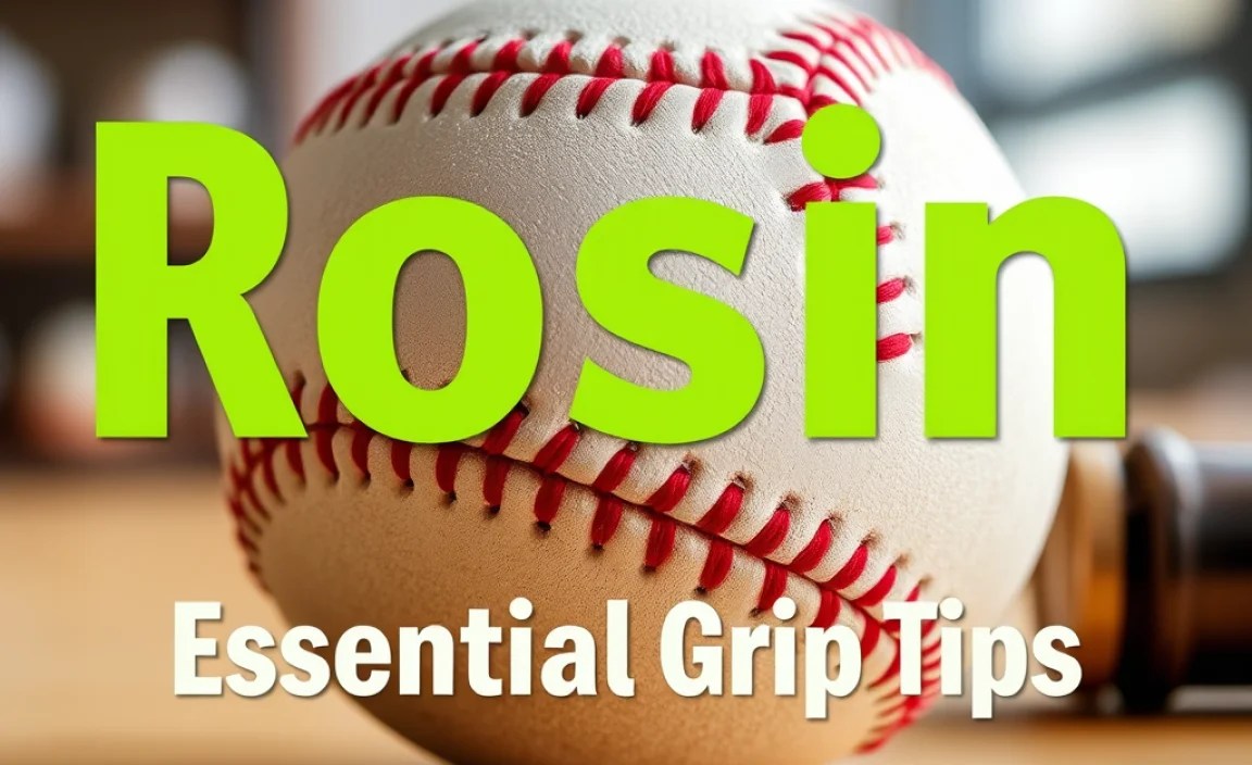 Rosin For Baseball: Essential Grip Tips