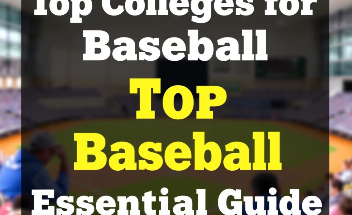 Top Colleges for Baseball: Essential Guide