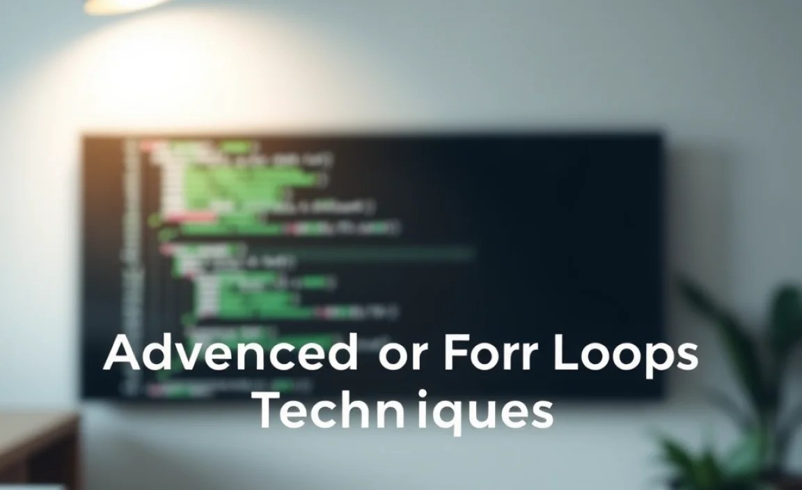 Advanced For Loop Techniques