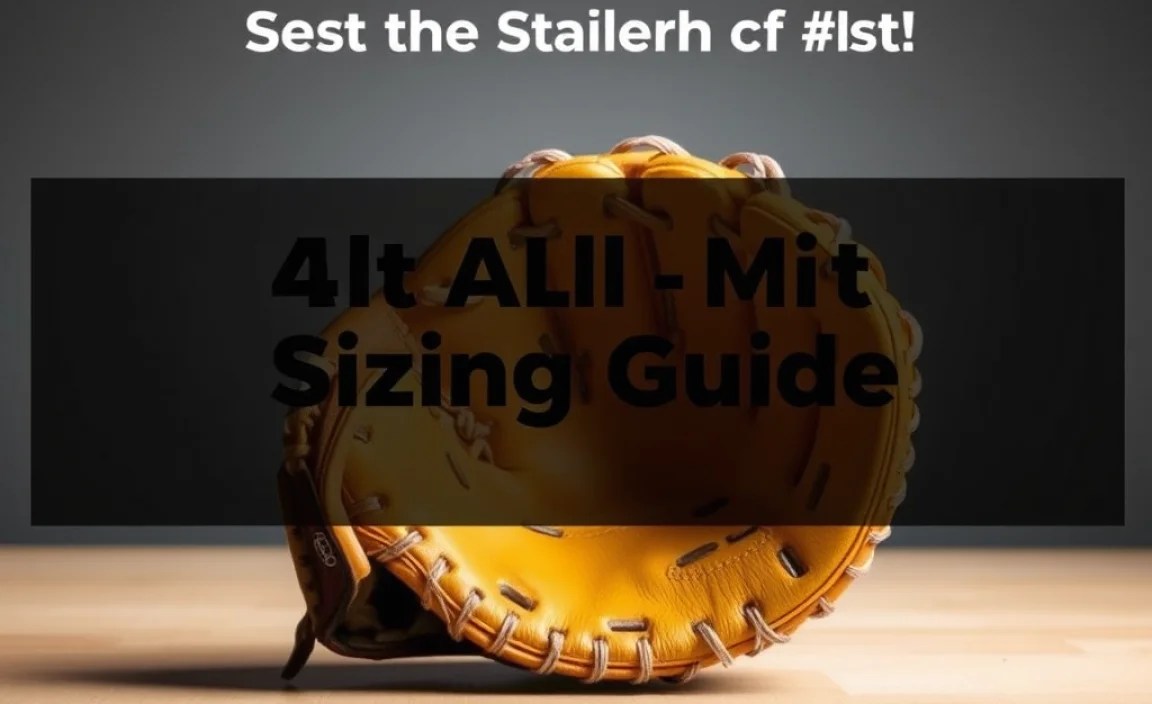All Star Mitt Size Chart