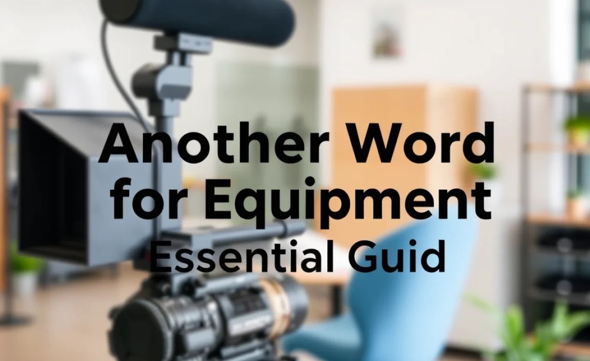 Another Word for Equipment: Essential Guide