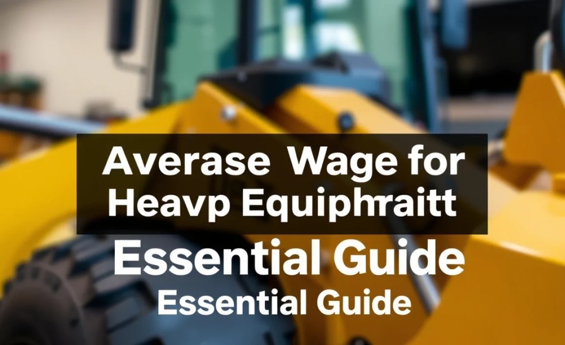 Average Wage for Heavy Equipment Operator: Essential Guide